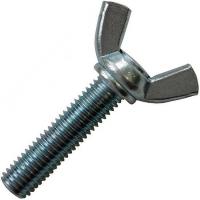Винт барашковый М4х10 DIN 316 американский тип оцинкованная сталь